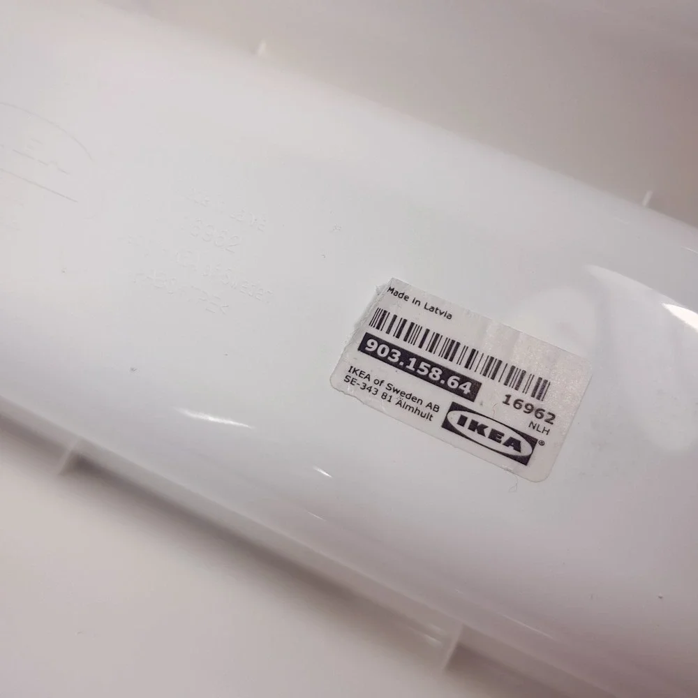 IKEA VARIERA Kitchen Utensil Flatware Tray‎ white Plastic Silverware organizer